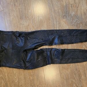 Black Faux Leather Leggings
